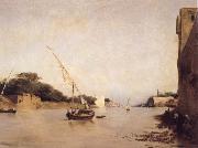 Eugene Fromentin View of the Nile painting